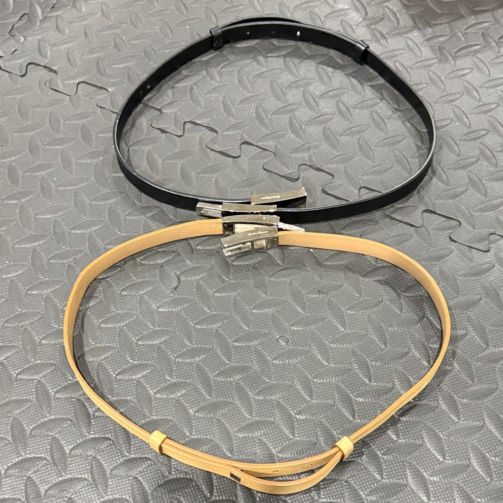 Ferragamo Classic Black or Tan belt